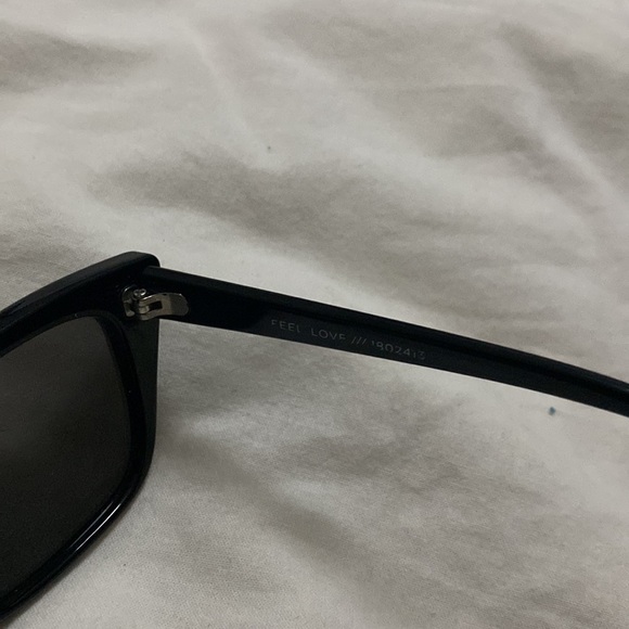Le Specs I FEEL LOVE SUNGLASSES Designer - Black - Picture 5 of 7